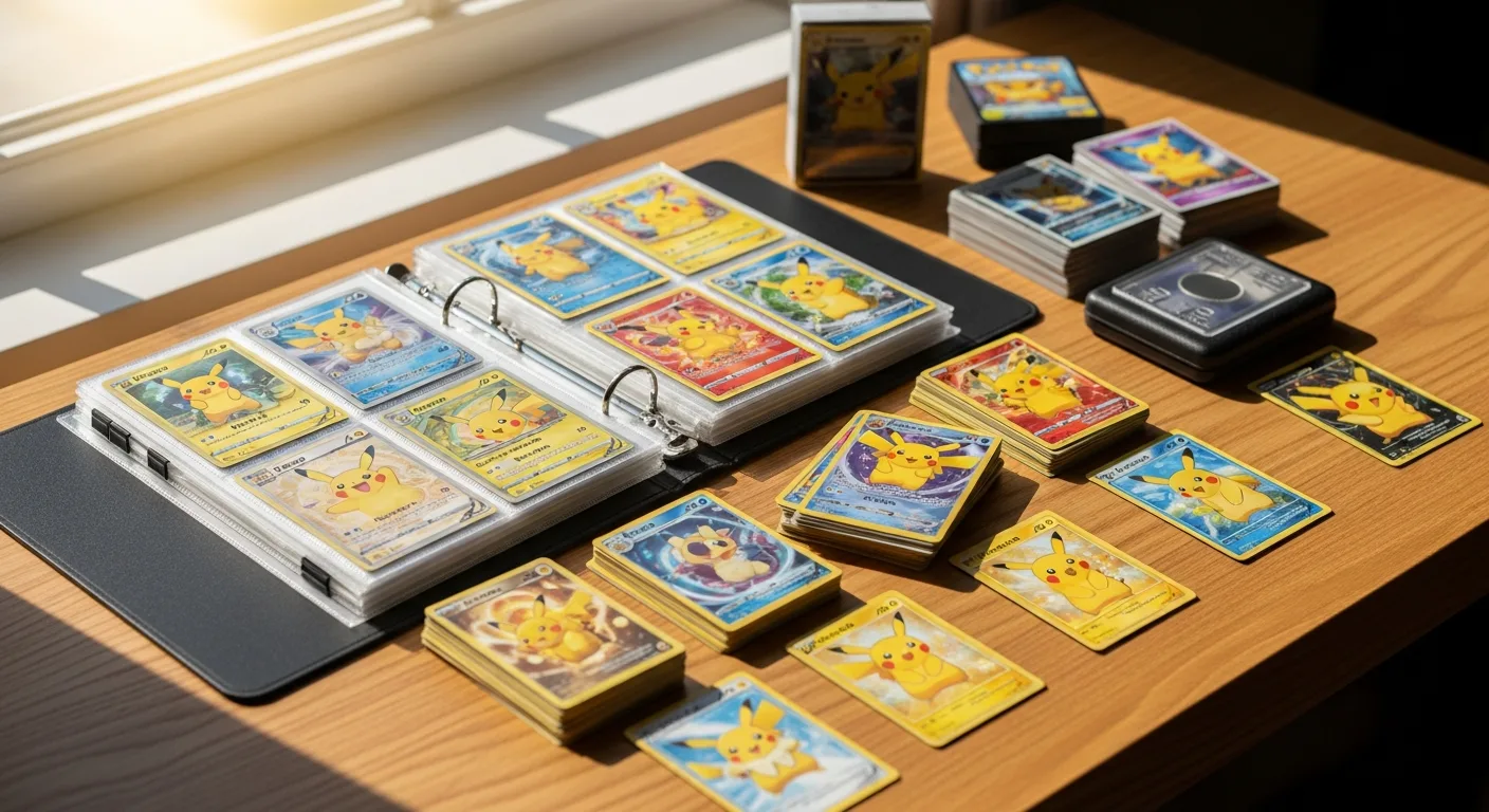 Collection de cartes Pikachu classées par édition