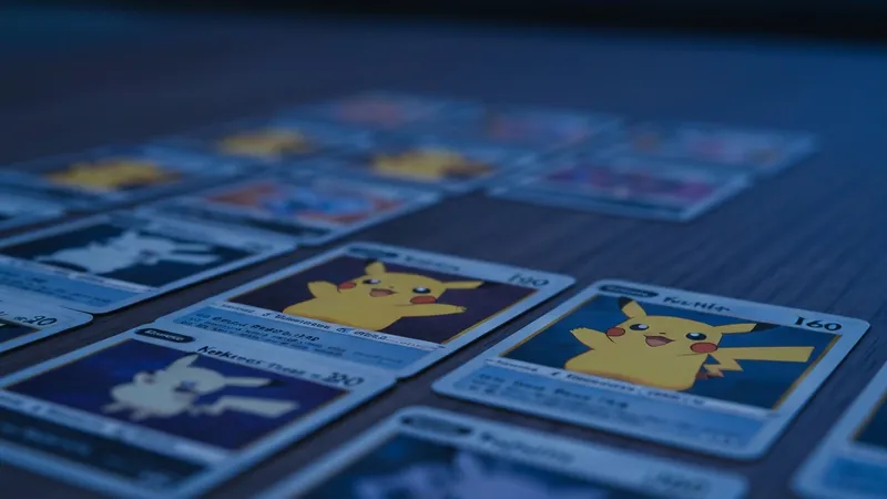 Jeux de cartes Pokémon avec pikachu