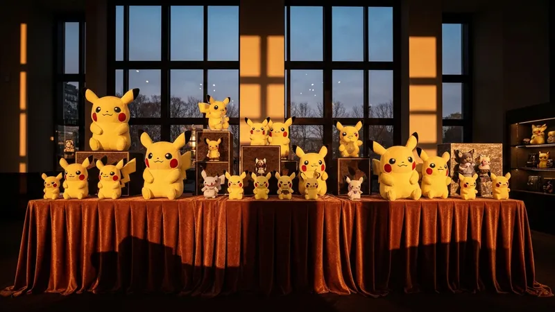 Jouets et peluches pikachu